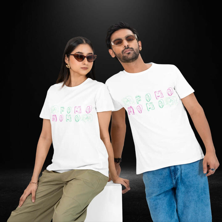 Fomo Homo White Tee - Bite Me Now