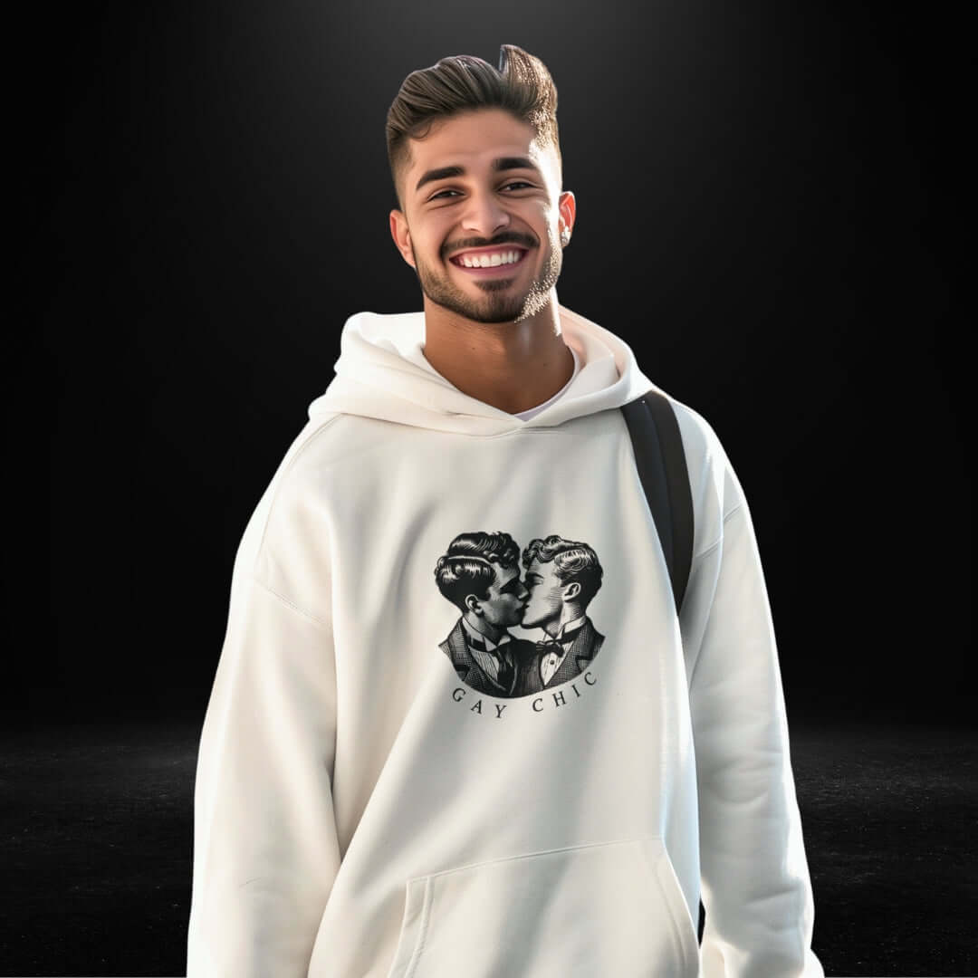 Gay Chic White Hoodie 
