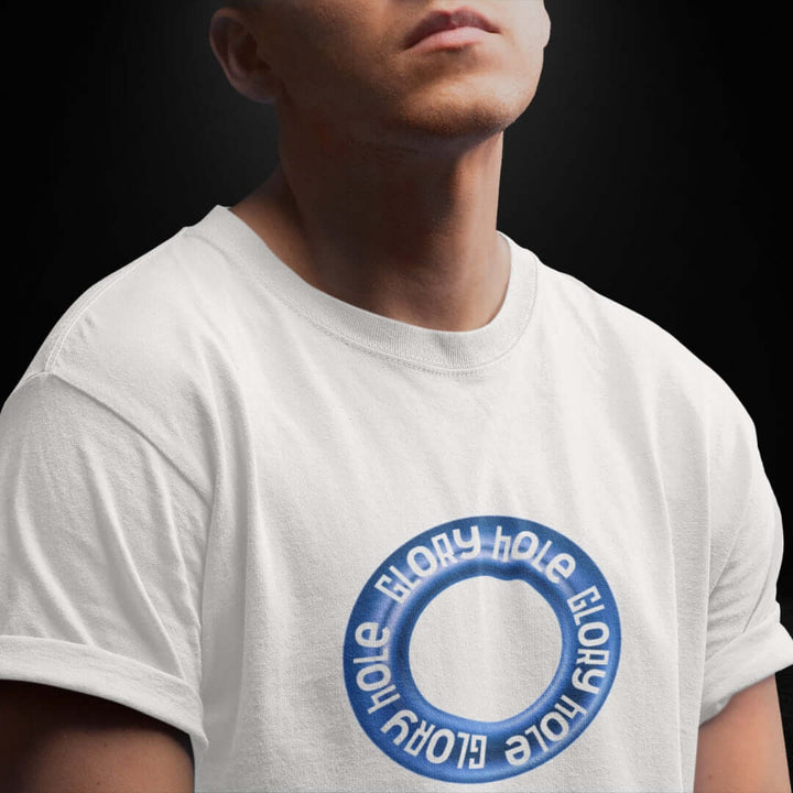 Glory Hole White Tee - Bite Me Now