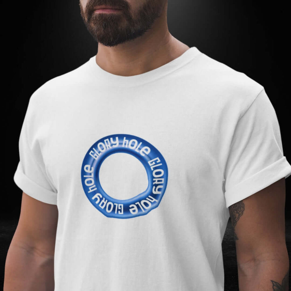 Glory Hole White Tee - Bite Me Now