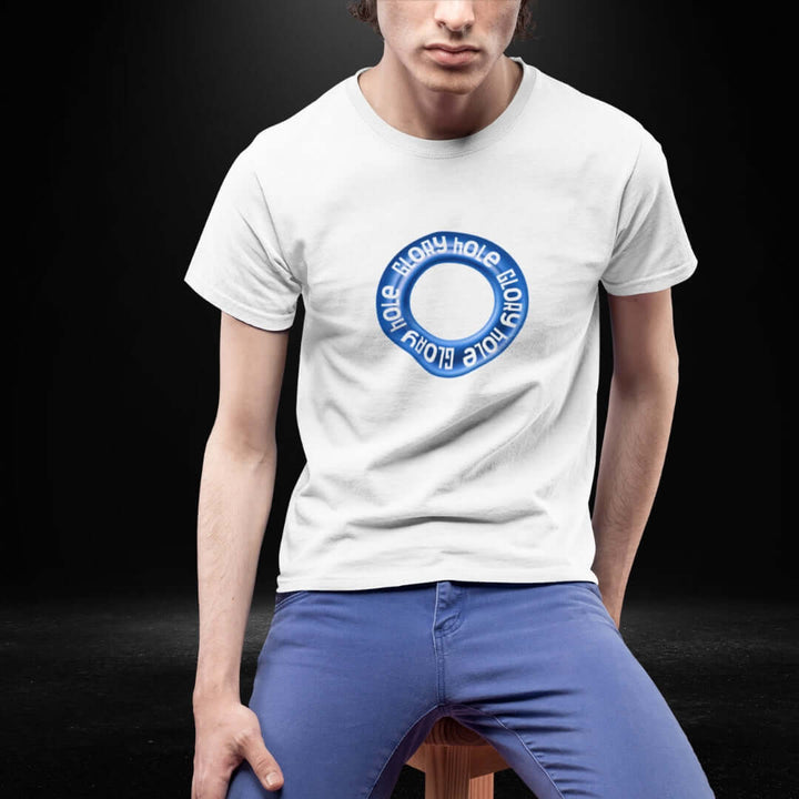 Glory Hole White Tee - Bite Me Now