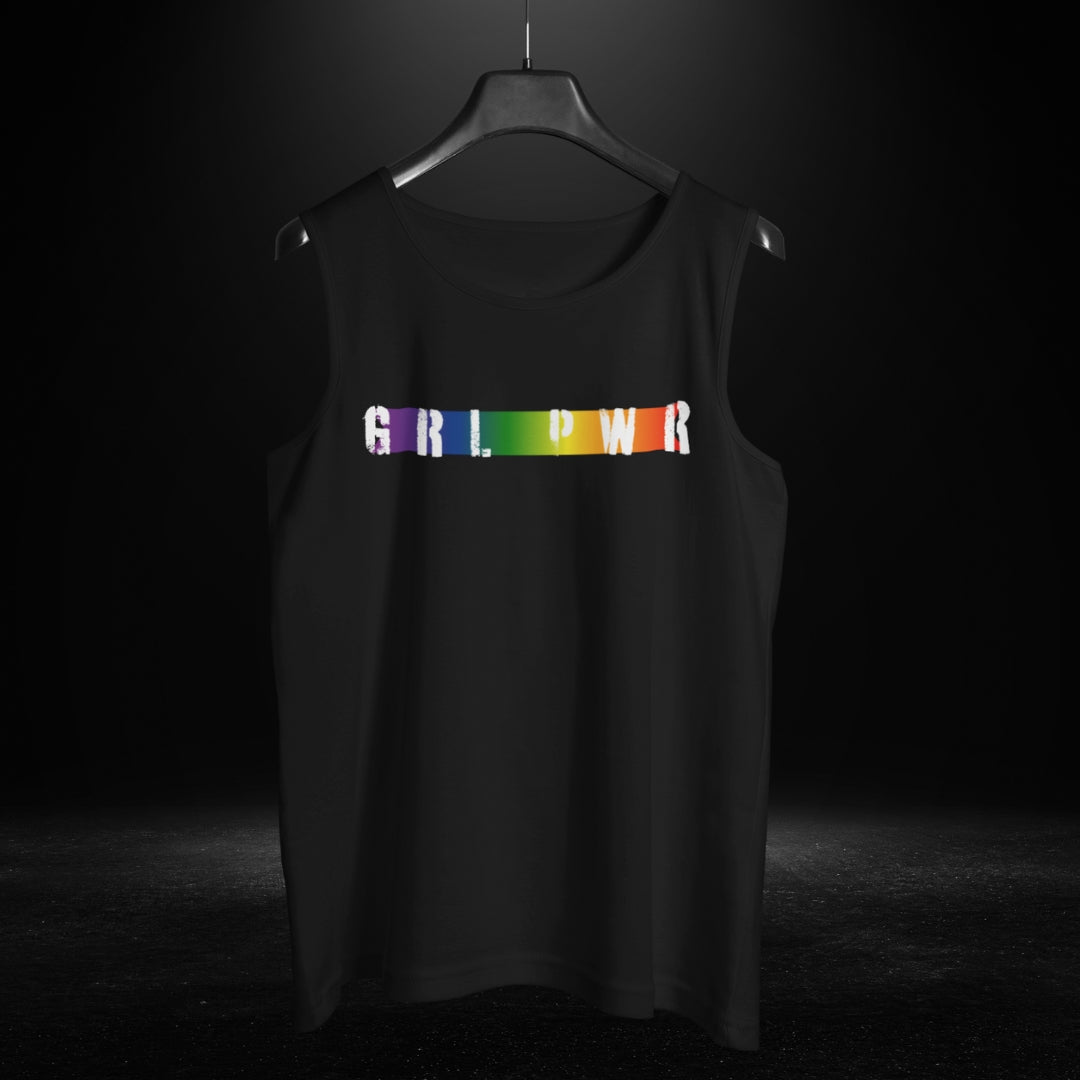 GRL PWR Black Tank - Bite Me Now