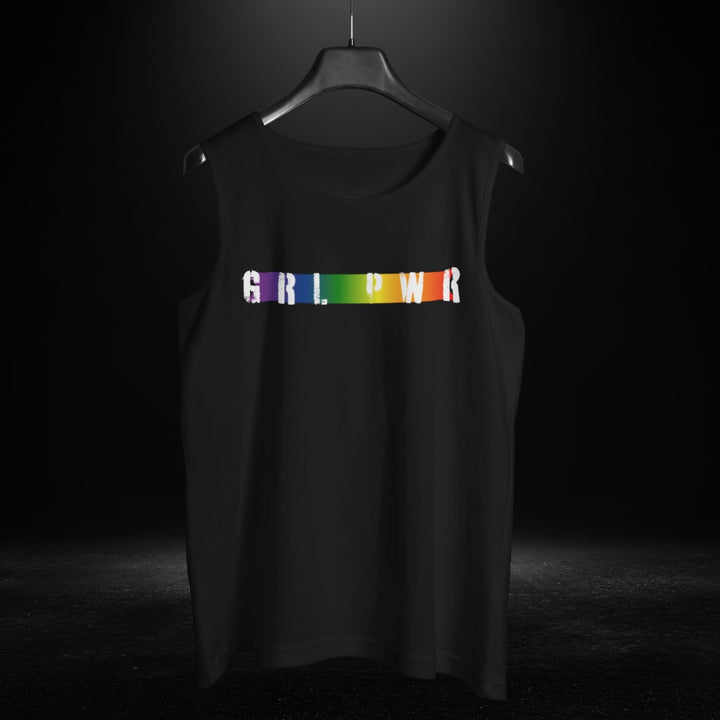 GRL PWR Black Tank - Bite Me Now