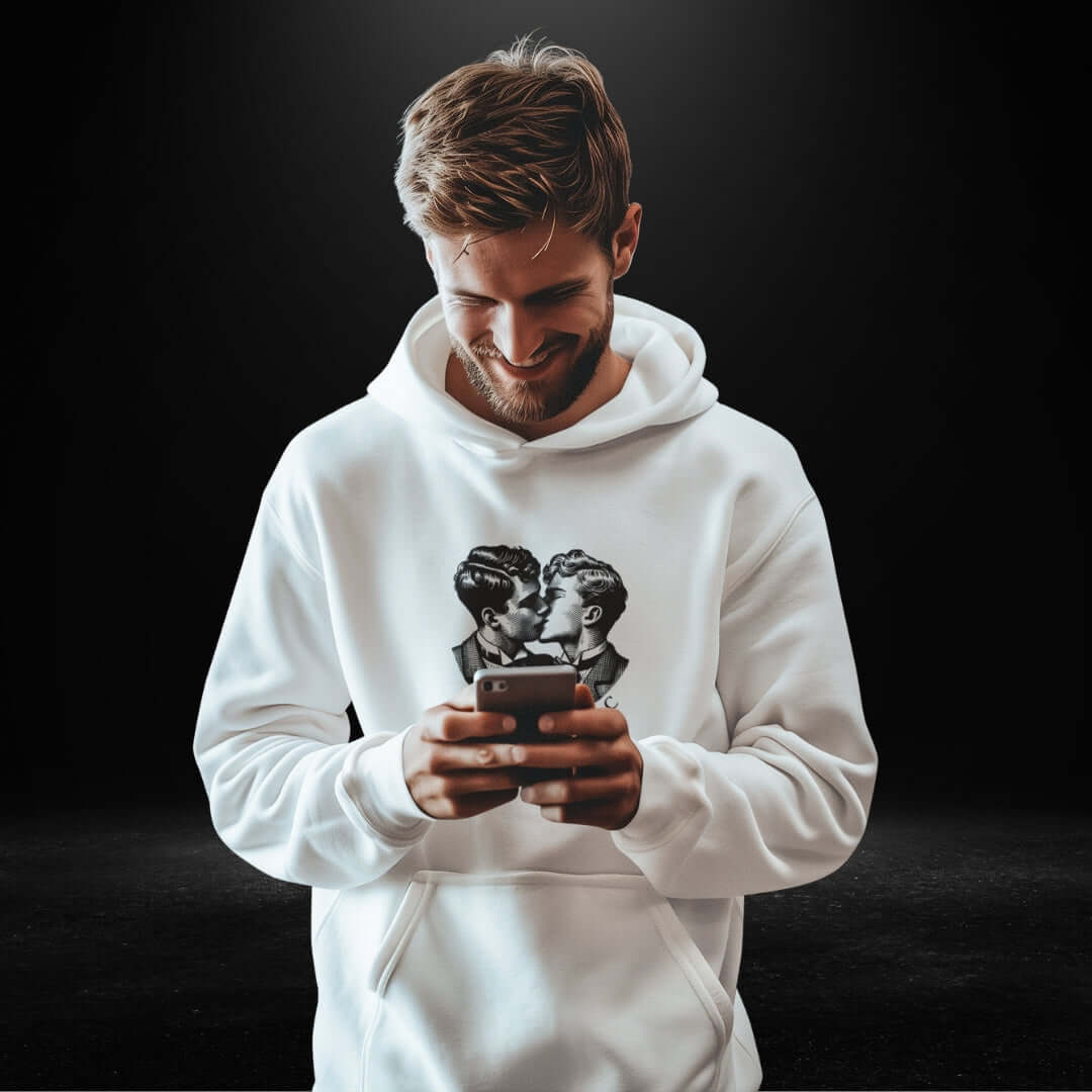 Gay Chic White Hoodie 