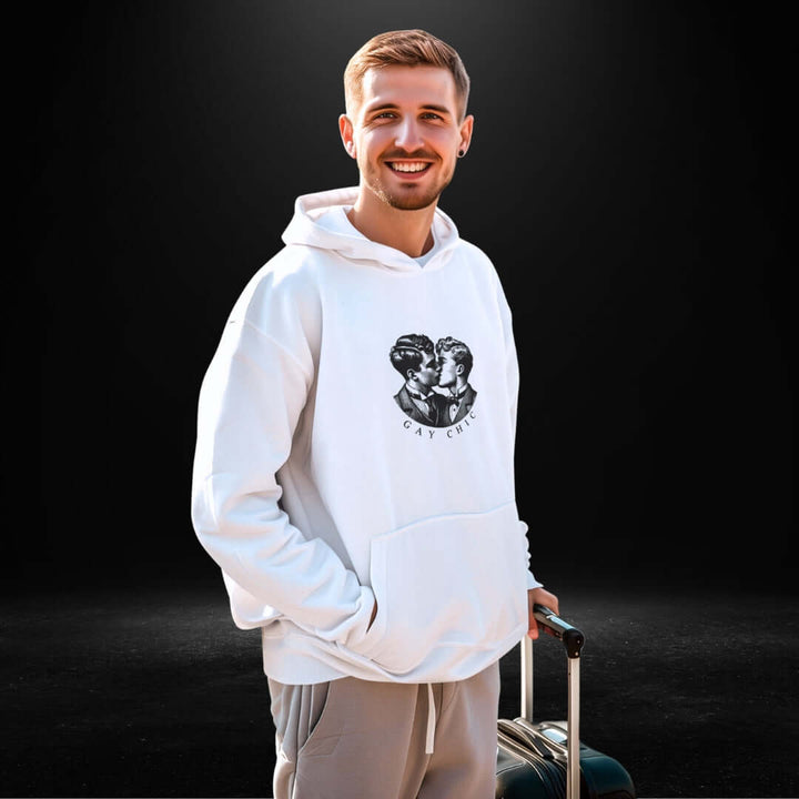 Gay Chic White Hoodie 