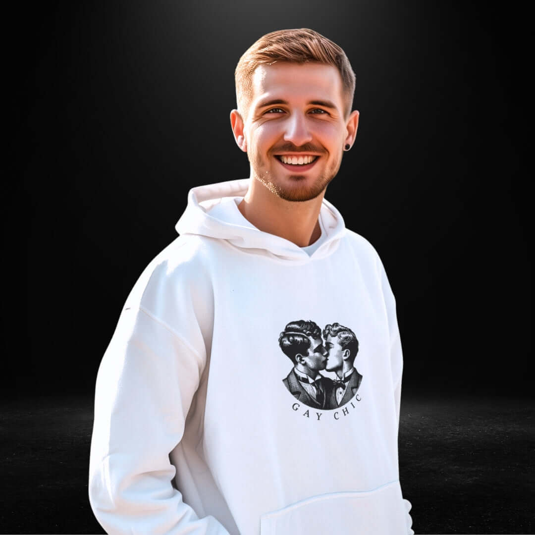 Gay Chic White Hoodie 