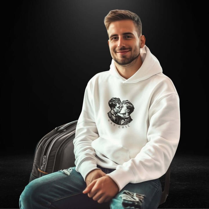 Gay Chic White Hoodie 