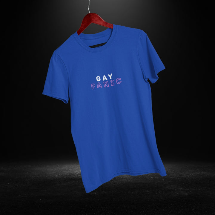Gay Panic Blue Tee - Bite Me Now