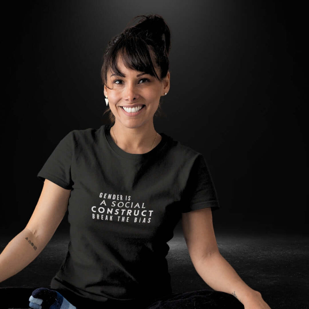 Gender is a social construct Black Tee