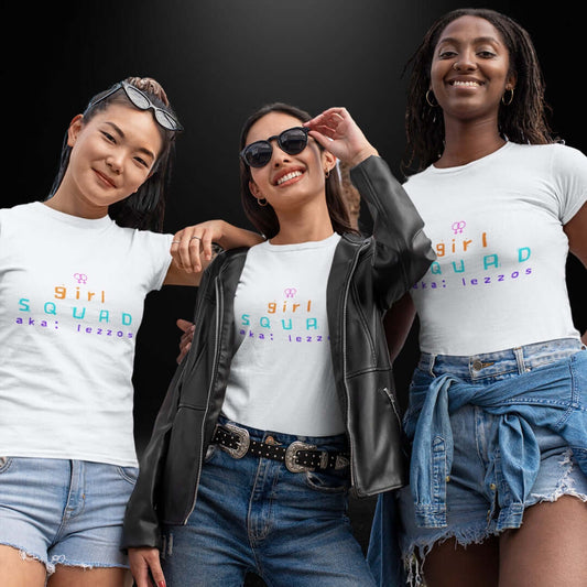 Girl Squad White Tee - Bite Me Now