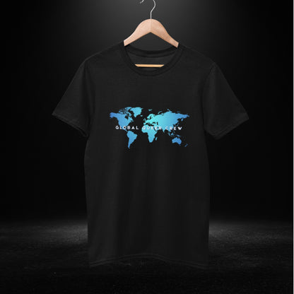 Global Queer Crew Black Tee - Bite Me Now