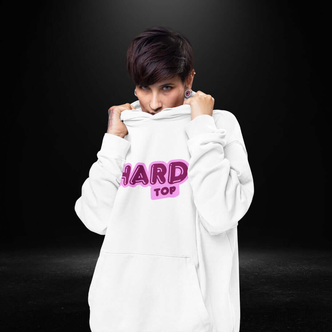 Hard Top White Hoodie 