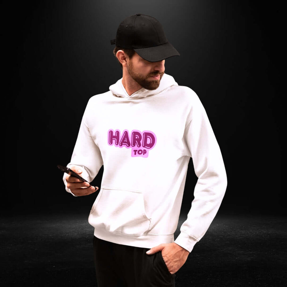 Hard Top White Hoodie 