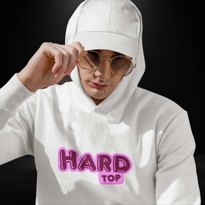 Hard Top White Hoodie 