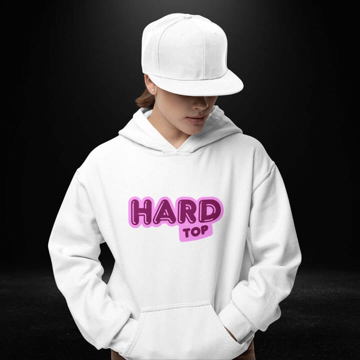 Hard Top White Hoodie 