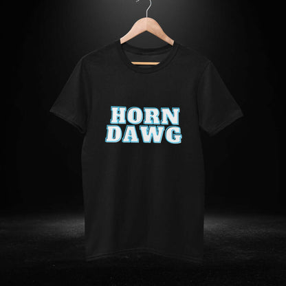 Horn Dawg Black Tee - Bite Me Now