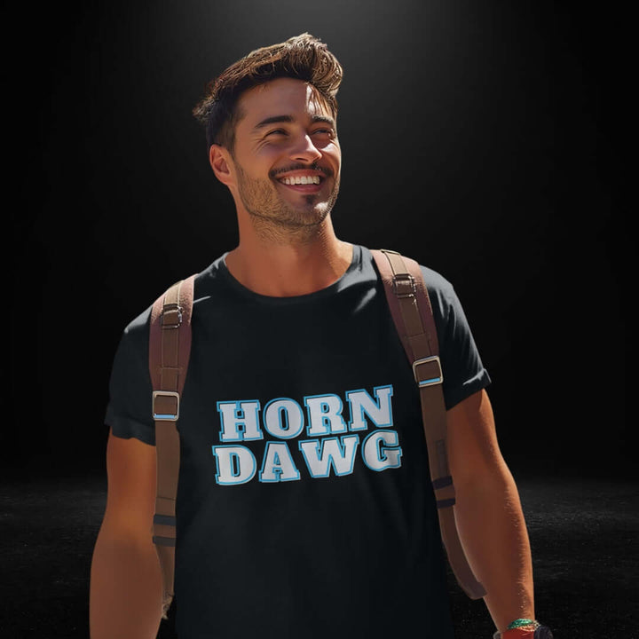 Horn Dawg Black Tee - Bite Me Now