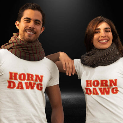 Horn Dawg White Tee - Bite Me Now