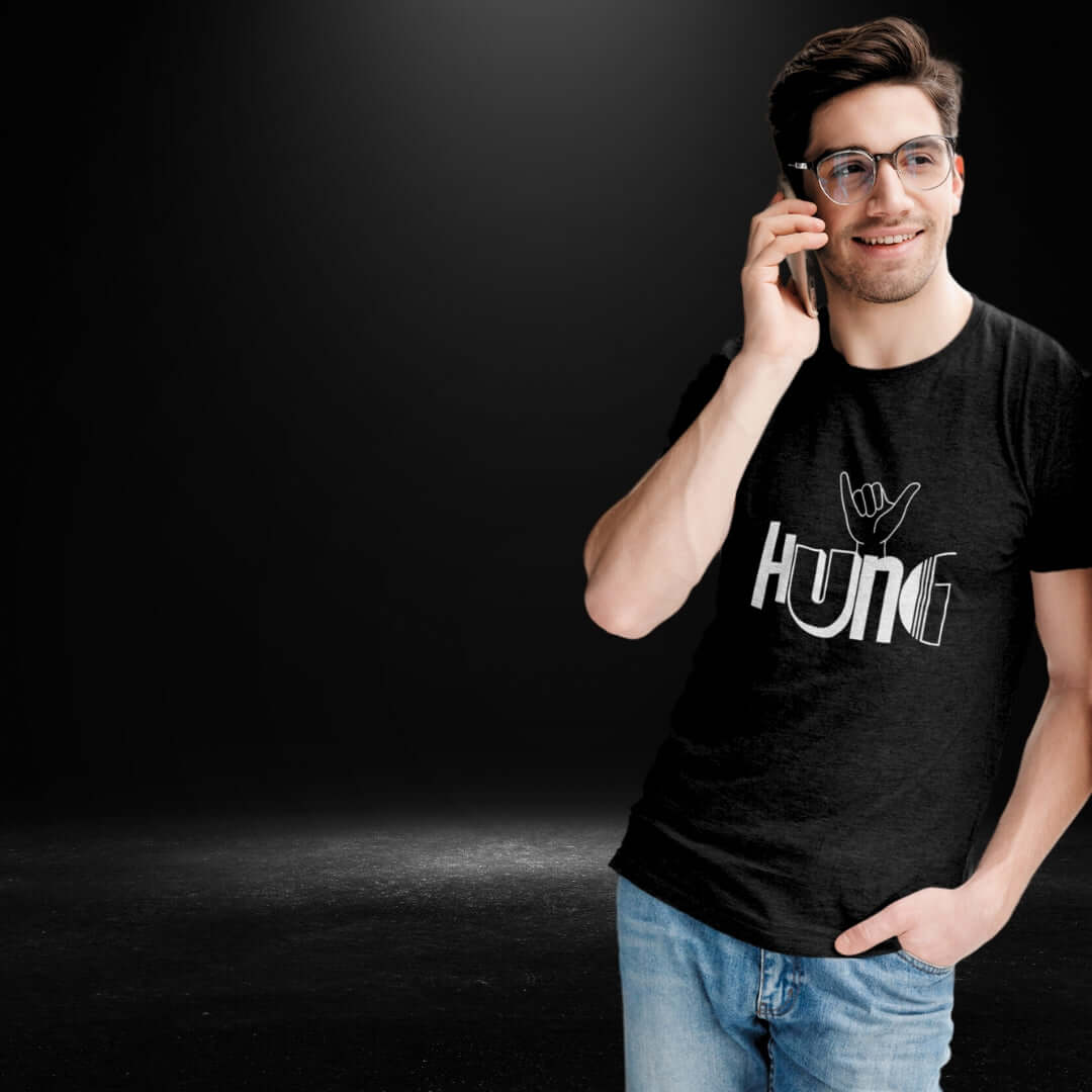 Hung Black Tee