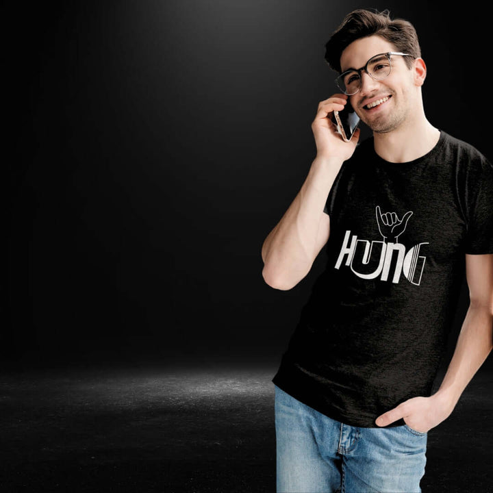 Hung Black Tee