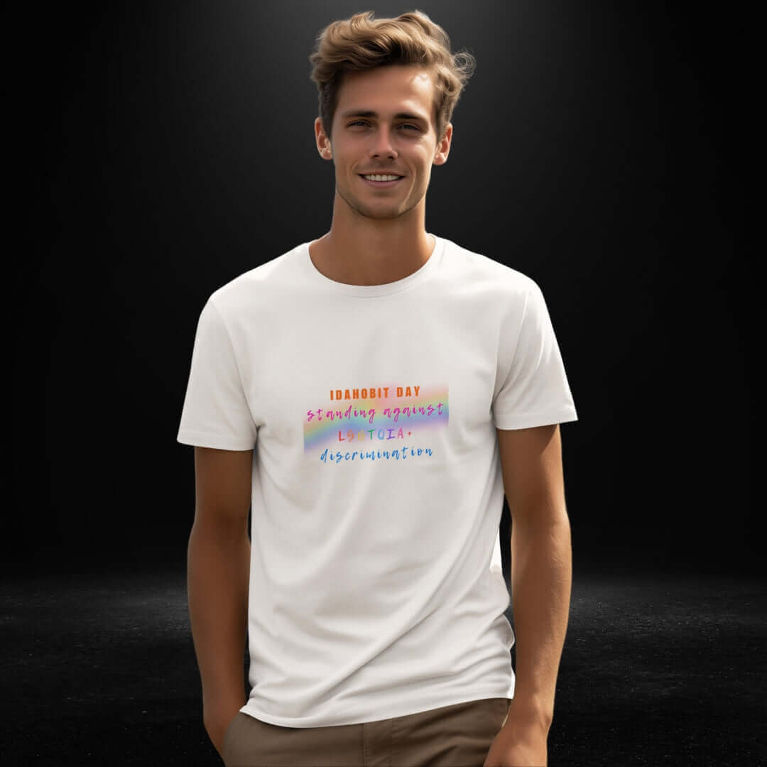 IDAHOBIT DAY White Tee - Bite Me Now