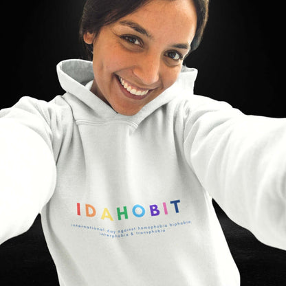 IDAHOBIT Day White Hoodie - Bite Me Now