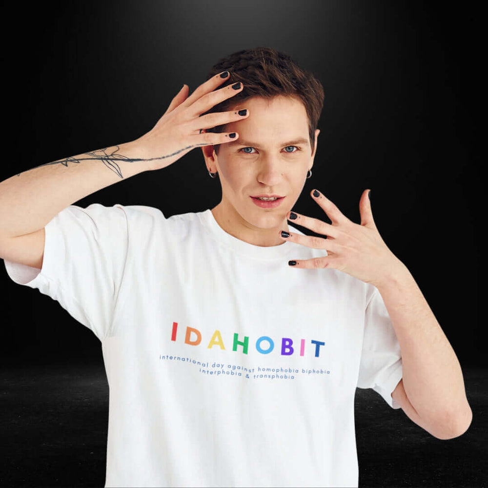 IDAHOBIT White Tee - Bite Me Now
