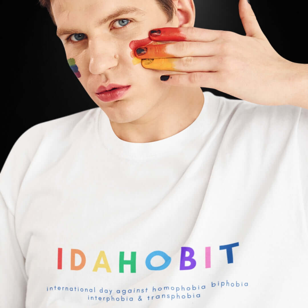 IDAHOBIT White Tee - Bite Me Now