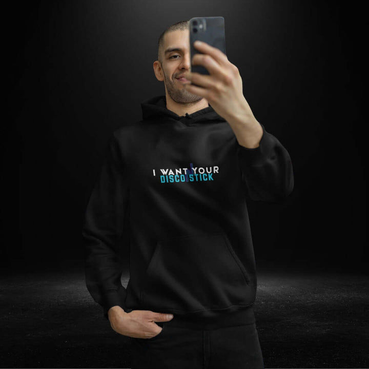 I Want Your Disco Stick Black Hoodie - Bite Me Now