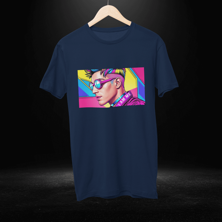 I Am Me - Gay Navy Tee - Bite Me Now