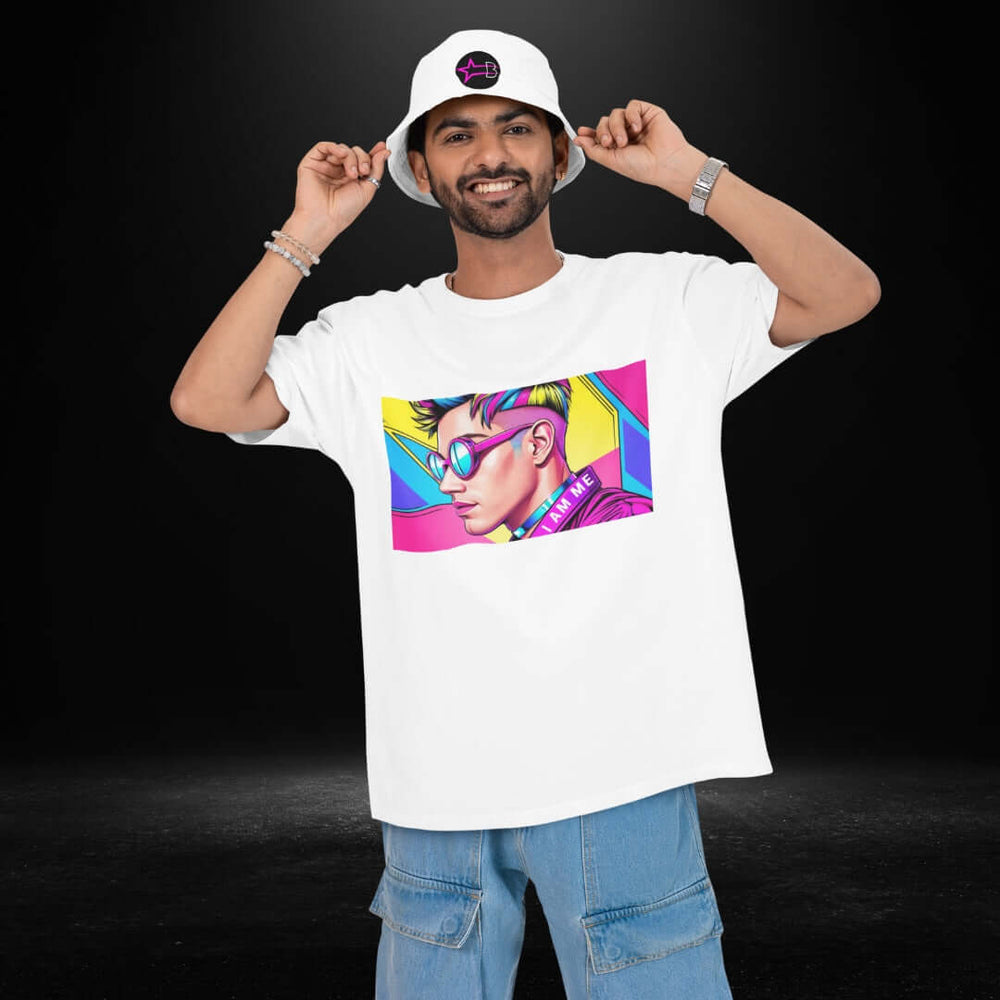 I Am Me - Gay White Tee - Bite Me Now