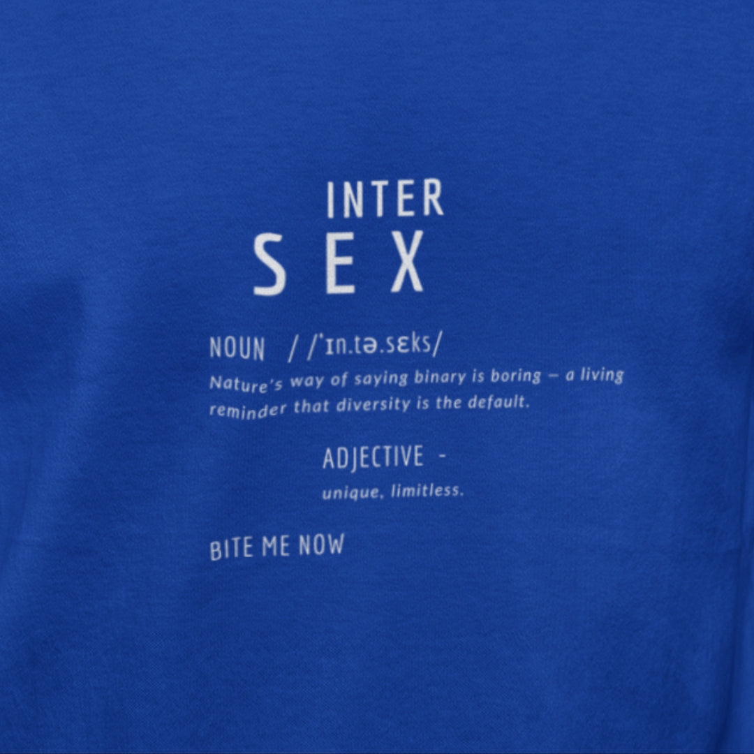 InterSEX Definitions Blue Tee