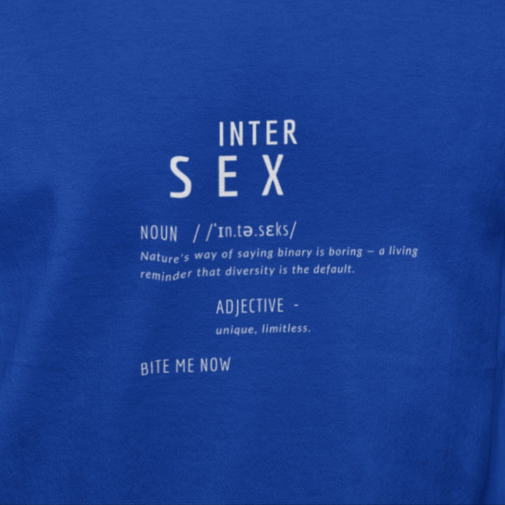 InterSEX Definitions Blue Tee