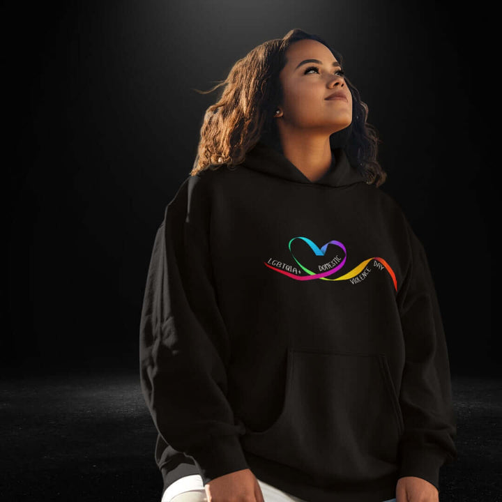 LGBTQIA Domestic Violence Day Navy Hoodie