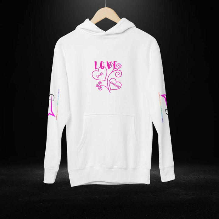 Love White Hoodie