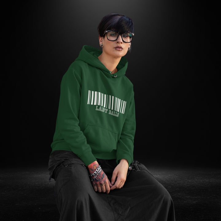 Lady Balls Green Hoodie