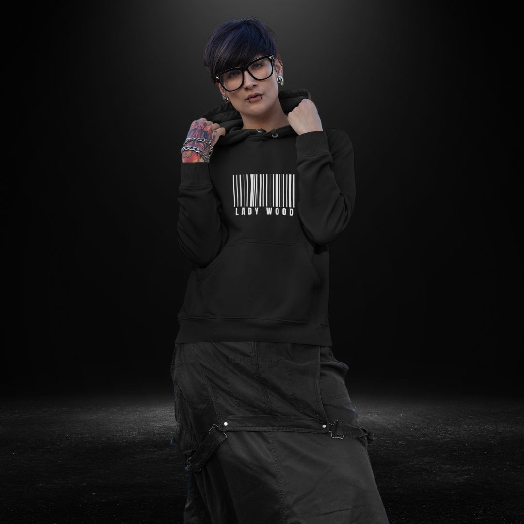 Lady Wood Black Hoodie 