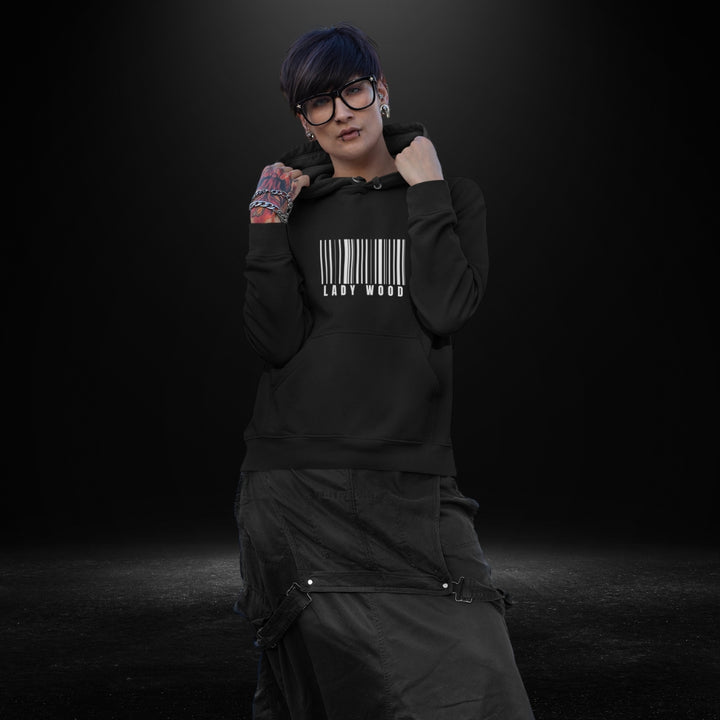 Lady Wood Black Hoodie 