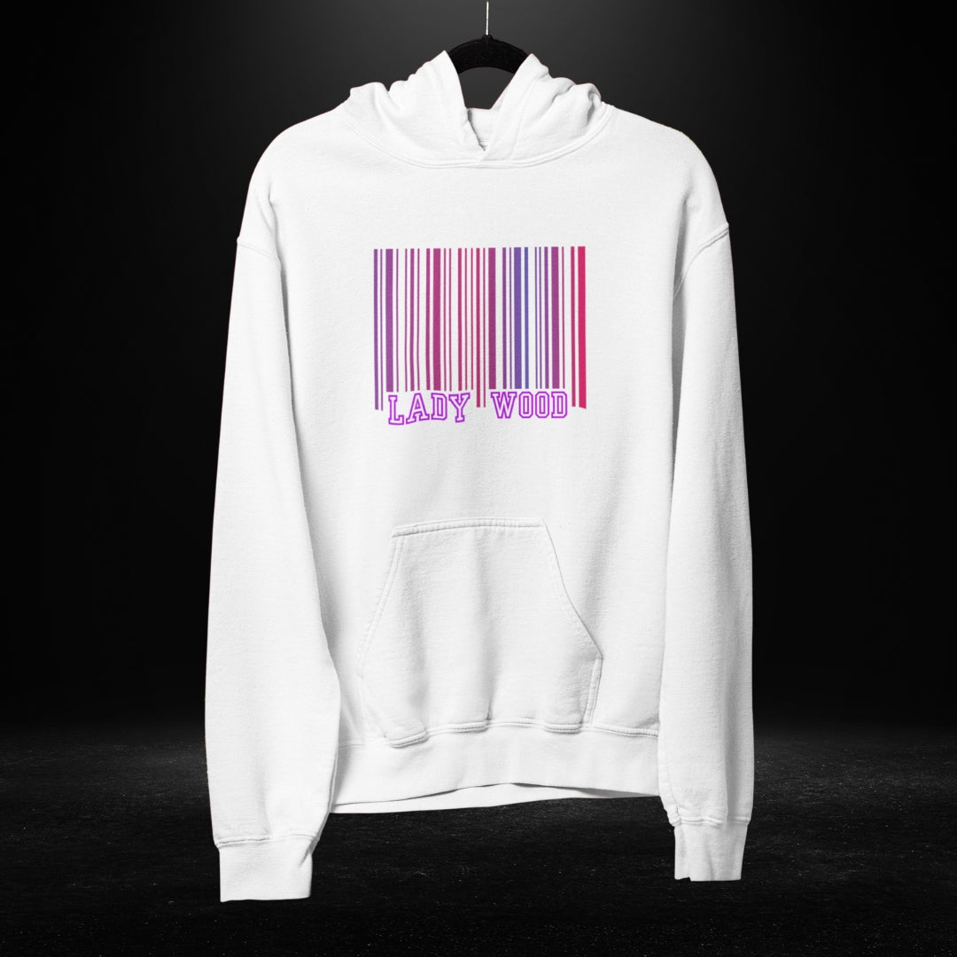 Lady Wood White Hoodie 
