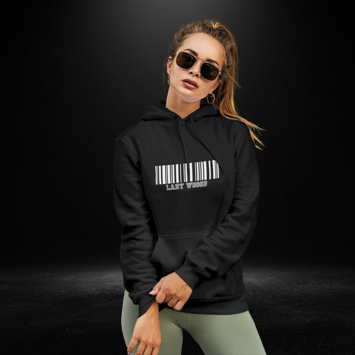 Lady Wood Black Hoodie 