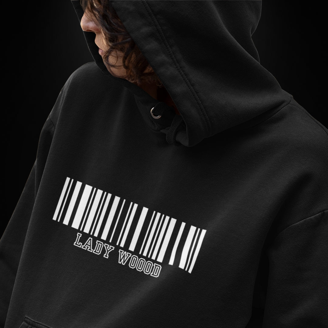 Lady Wood Black Hoodie 