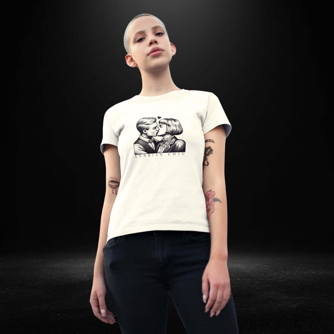 Lesbian Chic White Tee