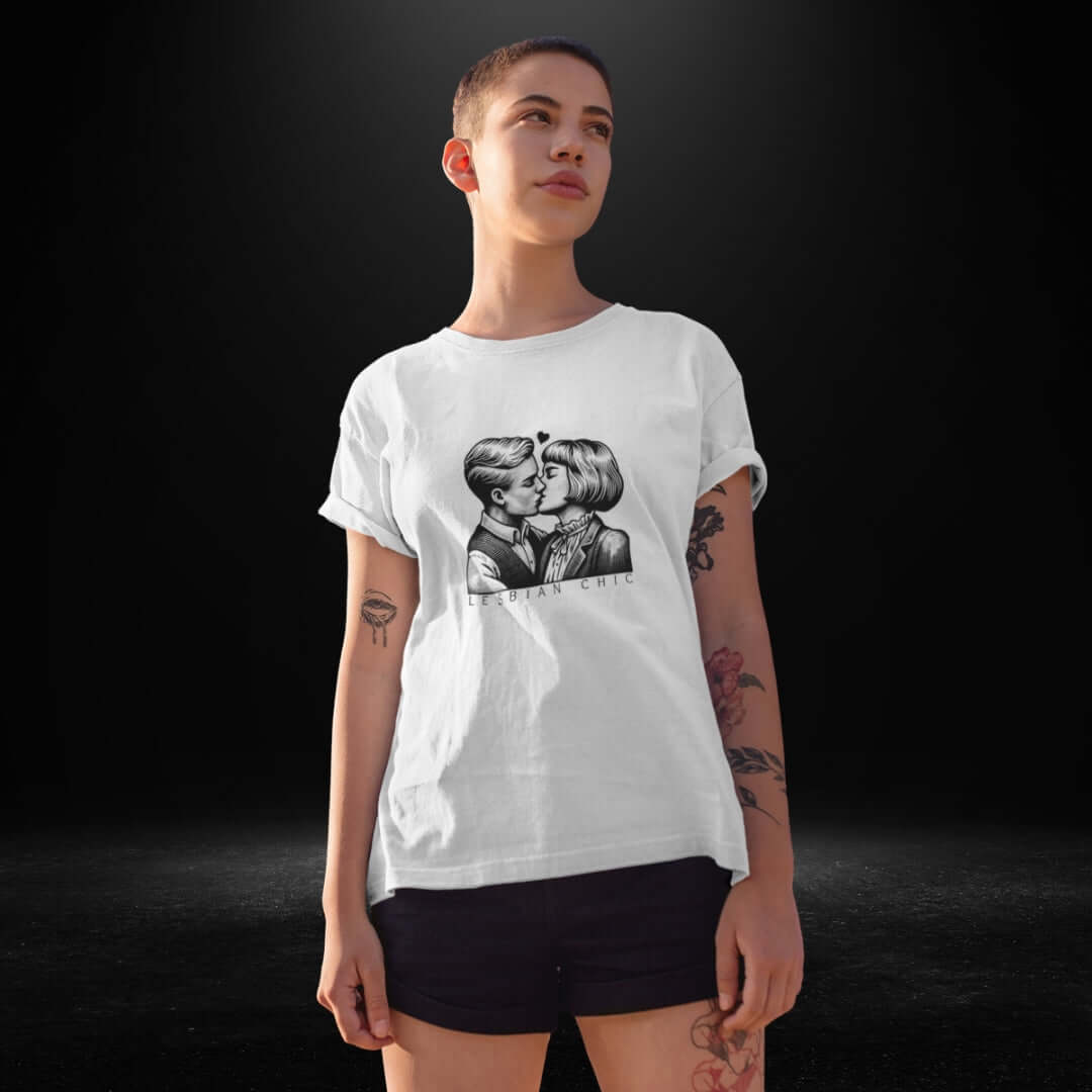 Lesbian Chic White Tee