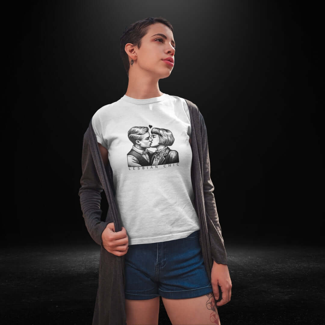 Lesbian Chic White Tee
