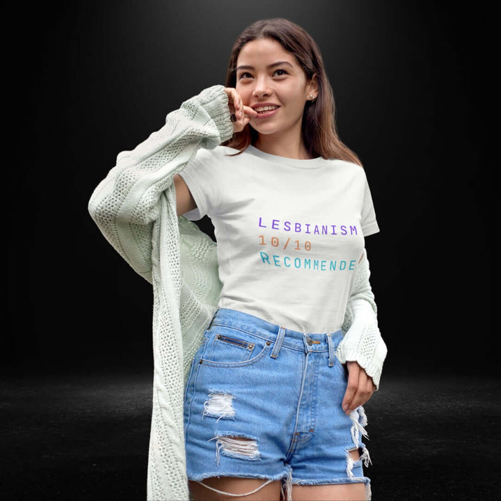 Lesbianism White Tee - Bite Me Now
