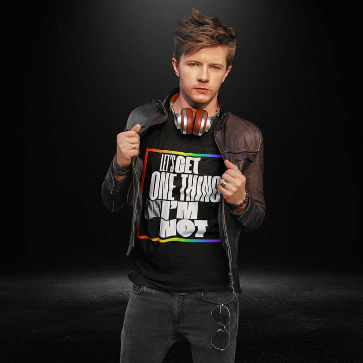 Let's Get One Thing Straight - I'm Not Black Tee