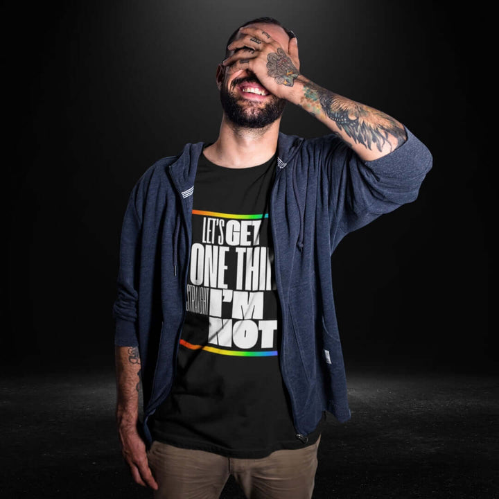 Let's Get One Thing Straight - I'm Not Black Tee