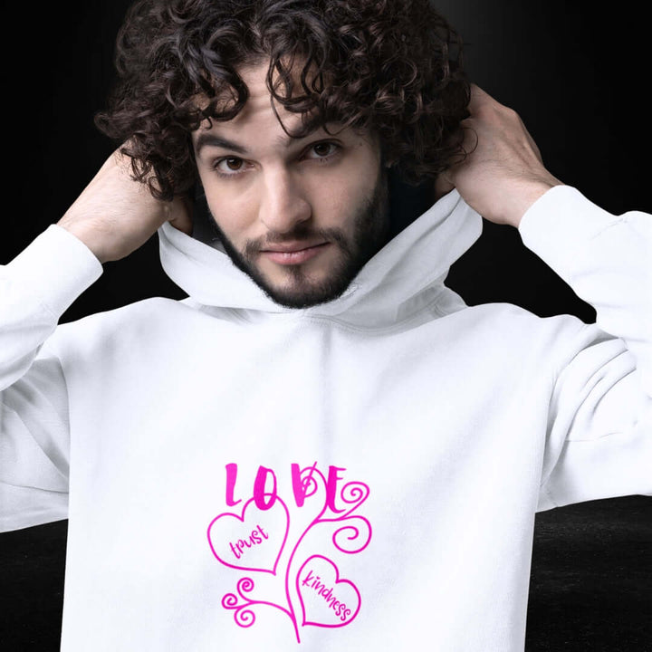 Love White Hoodie