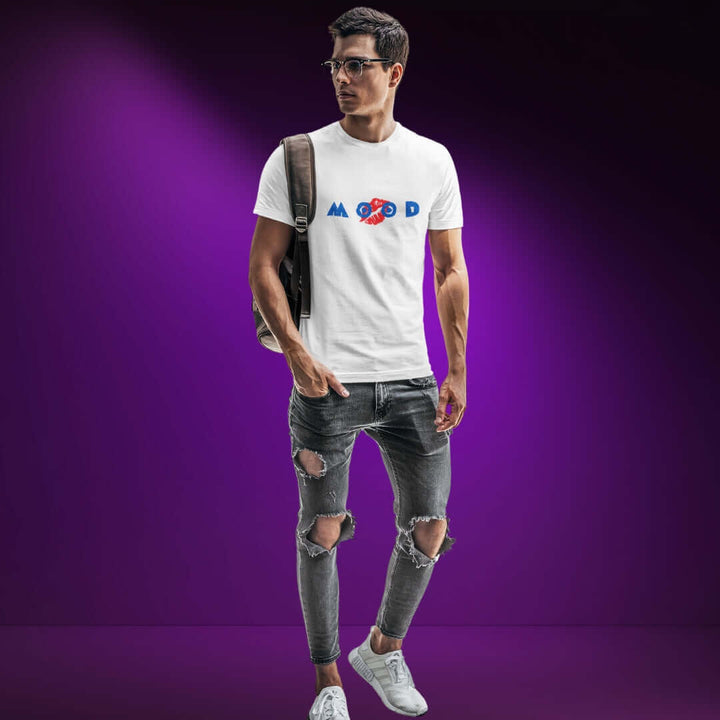 Mood Lips - White Tee - Bite Me Now