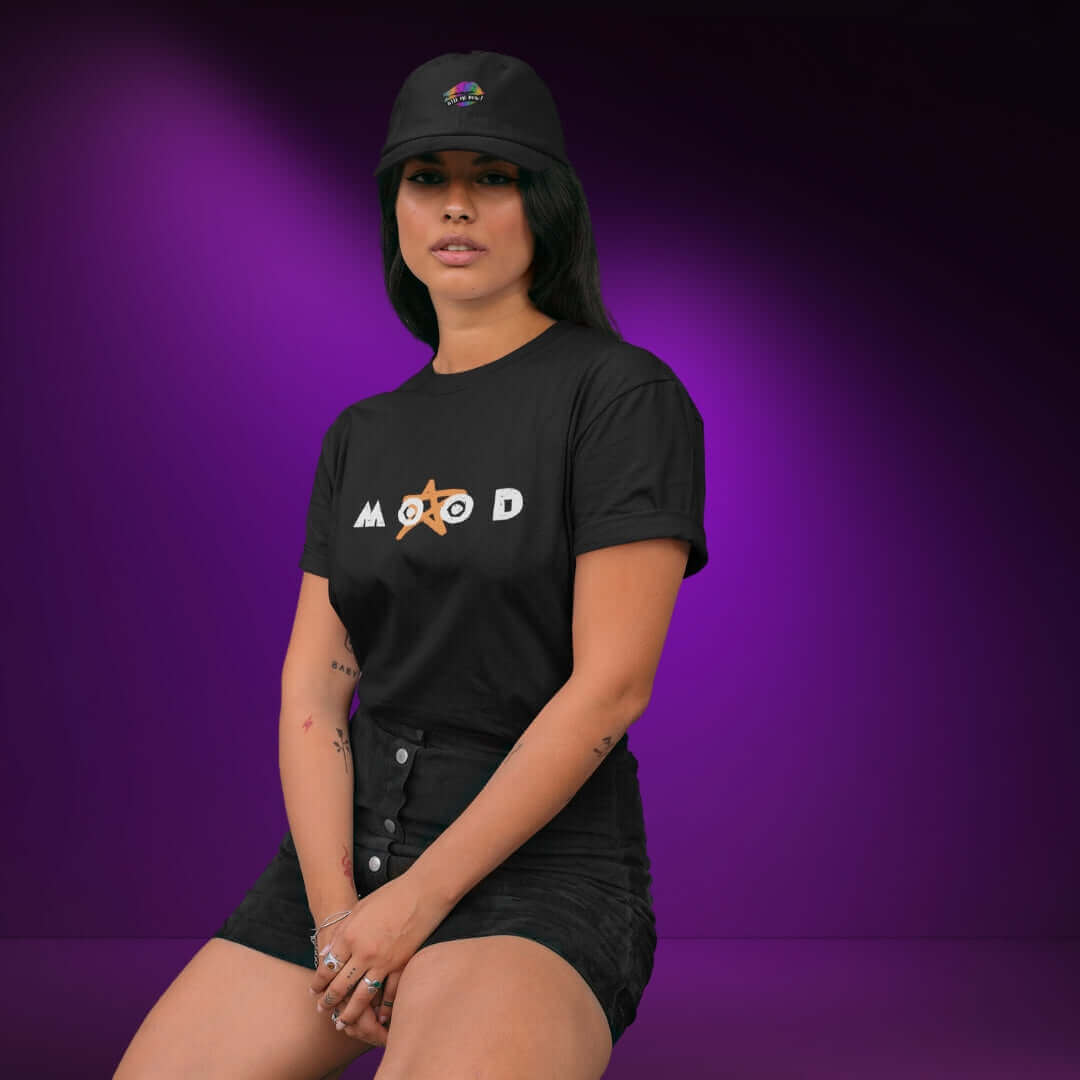 Mood Star - Black Tee - Bite Me Now